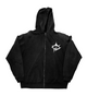 HOODIE ZIPPÉ NOIR